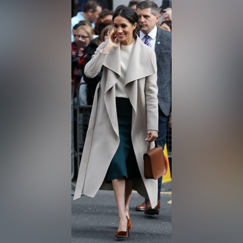 Mackage Mai Wool Coat Worn by Meghan Markle